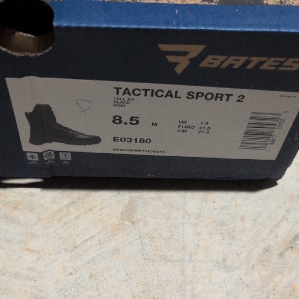 Bates Tactical Sport 2 Men's Black Boots